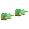 Toyvian 3 Pièces Marionnette Lézard Jouets Déveil Jouets pour Enfants Figurine Articulée Jouets pour Bébés Rampants Marionne