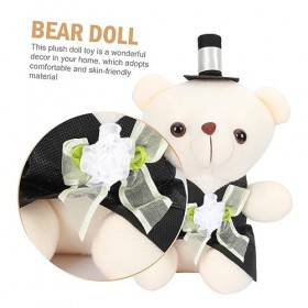 ifundom 3 Paires Ours Poupée Ours en Peluche Petite Peluche Mignon en Peluche Ours Couple Peluches Poupée Ours Couple Poupée 