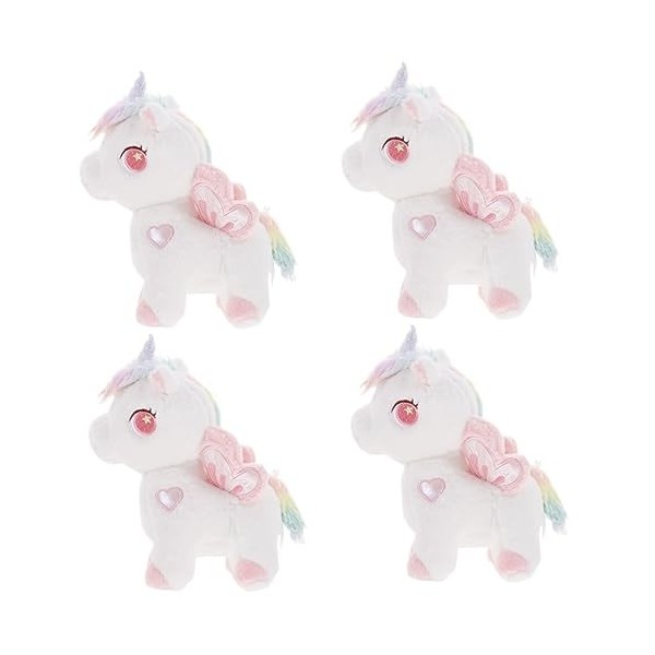 Gadpiparty 3 Pièces Licorne En Peluche Nuisettes Bébés Poupées Jouets Pour Bébés Oreillers Pour Bébés Peluches Pour Bébés Pel