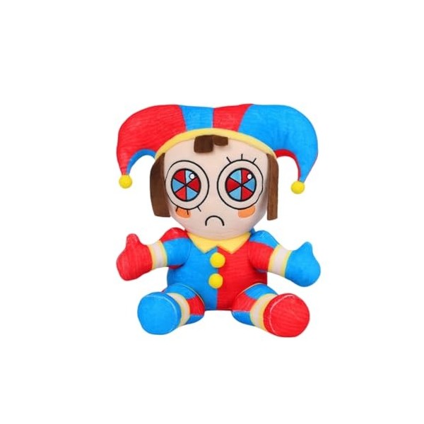 Super JAKES 2023 New The Amazing Circus Plush Toys,11.2" Pomni Plushies Toy,Cute Stuffed Figure Doll for Kids Adults, Birthda