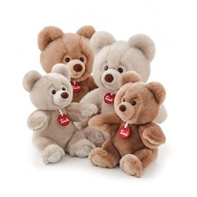 Trudi , Bear Brando: 38cm Soft Beige Grey Plush Bear, Christmas, Baby Shower, Birthday Or Christening Gift for Kids, Plush To