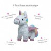 Pioupiou et Merveilles Lady La Licorne Peluche Animée 4 Fonctions Intéractives 6 g 16291