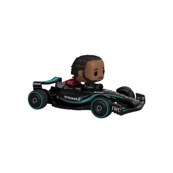 Funko Pop! Ride Super Deluxe: F1 Mercedes Lewis Hamilton - Mercedes-Benz - Figurine en Vinyle à Collectionner - Idée de Cadea