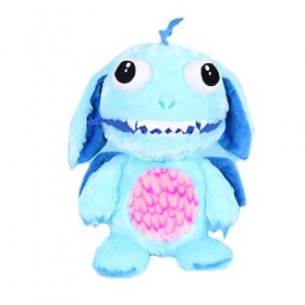 Lot de 4 Peluches pour Enfants - Grande Taille - 40 cm - Motif : « Worry Yummy Monster », « All 4 Monstres Blue Marvin, « Red