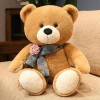 Nouveau Kawaii Ours en Peluche avec écharpe en Peluche Animal Ours en Peluche Poupée en Peluche Oreiller Enfants Anniversaire