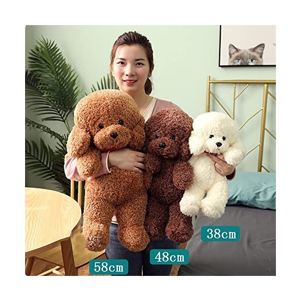 Katutude Peluche Teddy, Chien en Peluche, Teddy Peluche pour Chien Peluche Chien Realiste Animal en Peluche Poupée en Peluche