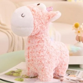 PaMut Kawaii Arc en Ciel cerf Peluche Jouet Fauve Peluche poupée Peluche Animal Oreiller rêve décoré Beau Cadeau de Noël 60cm