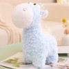 PaMut Kawaii Arc en Ciel cerf Peluche Jouet Fauve Peluche poupée Peluche Animal Oreiller rêve décoré Beau Cadeau de Noël 60cm