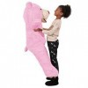 Bananair Nounours GEANT XXL, Peluche Teddy Bear Immense, pour Anniversaires, Noel, Enfants,Fete Rose, 130cm 