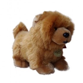 GaYouny Peluche Chow Chow Poupée en Peluche Chien Poupée Cadeau danniversaire