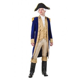 Adult George Washington Fancy Dress Costume X-Large