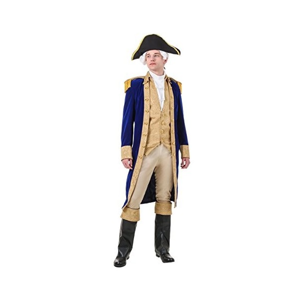 Adult George Washington Fancy Dress Costume X-Large