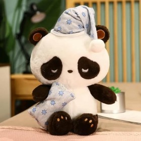 NOpinz Kawaii Panda Oreiller Peluche Animal Jouet de Haute qualité Enfants Cadeau Mignon Panda Peluche Jouet d’Anniversaire C