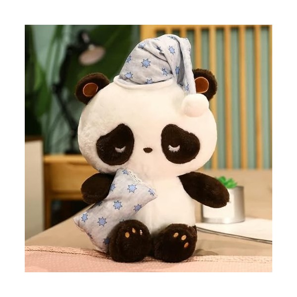 NOpinz Kawaii Panda Oreiller Peluche Animal Jouet de Haute qualité Enfants Cadeau Mignon Panda Peluche Jouet d’Anniversaire C