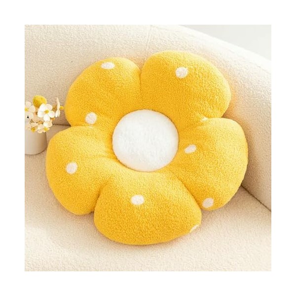 NOpinz Fleurs Colorées Chaise en Peluche Coussin Jouet Dessin Animé Plante en Peluche Poupée Canapé Coussin Tapis De Sol Créa
