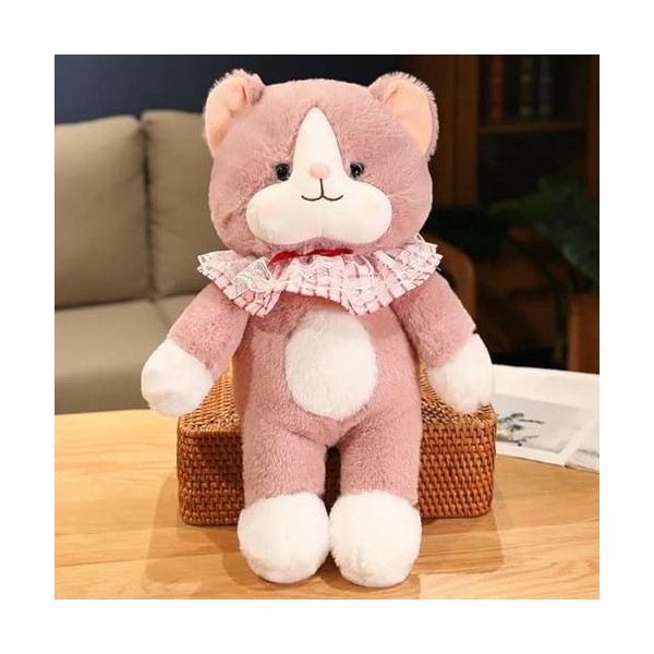 LfrAnk Chats en Peluche, Jouets pour Enfants, Peluches Kawaii, Animaux, Filles Mignonnes Douces, Jouets, décoration de Chambr