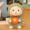 LfrAnk Poupées de Mouton en Peluche Kawaii Mignon Laine Polaire Jouets Filles Enfants Cadeaux de Noël Enfants Kawaii décorati