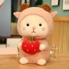 LfrAnk Poupées de Mouton en Peluche Kawaii Mignon Laine Polaire Jouets Filles Enfants Cadeaux de Noël Enfants Kawaii décorati