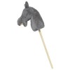 Panduro DIY Hobby Horse - Chevaux pour enfants - Kit de bricolage sans son - Cheval bâton en peluche avec bâton en bois sans 