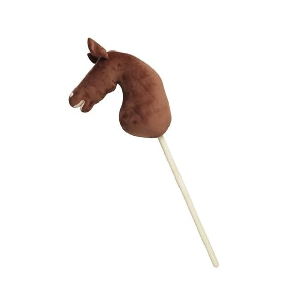 Panduro DIY Hobby Horse - Chevaux pour enfants - Kit de bricolage sans son - Cheval bâton en peluche avec bâton en bois sans 