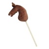 Panduro DIY Hobby Horse - Chevaux pour enfants - Kit de bricolage sans son - Cheval bâton en peluche avec bâton en bois sans 