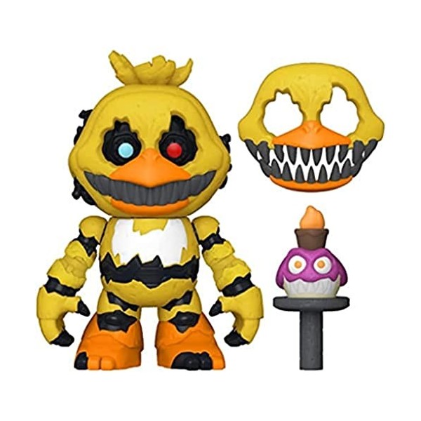 Funko Five Nights at Freddys FNAF Snap: Nightmare Chica The Chicken & Toy Chica The Chicken 2PK - Mini-Figurine en Vinyle 