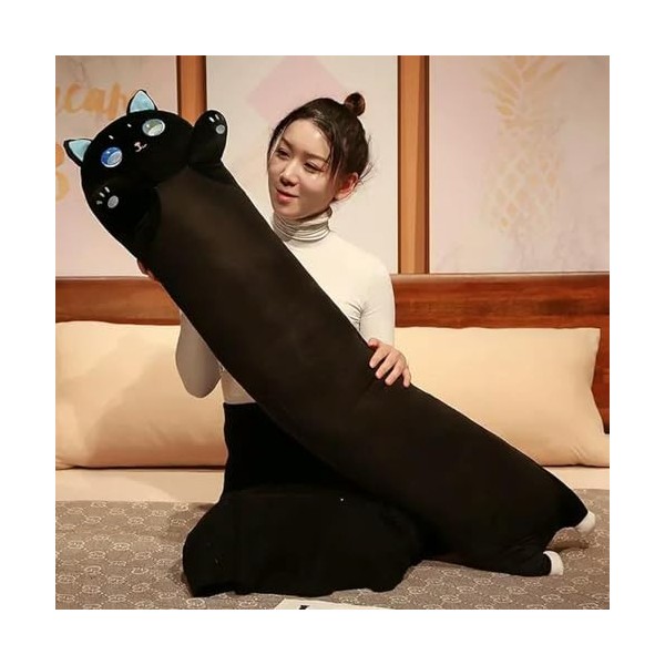Géant Chat Peluche Jouet Animal Oreiller Lapin en Peluche Enfants Ami Cadeau D’Anniversaire Cadeau De Noël 100cm 6
