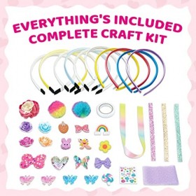 Kit de bandeau à faire soi-même - Créez vos propres bandeaux - Kit de loisirs créatifs pour filles - Fournitures dartisanat 