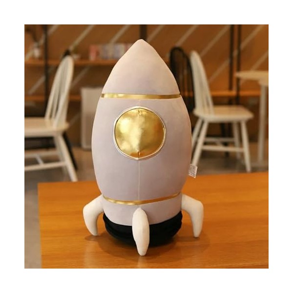 Série de l’Espace Jouets en Peluche Fusée Spatiale Vaisseau en Peluche Poupée en Peluche Canapé Oreiller Cadeau d’Anniversair