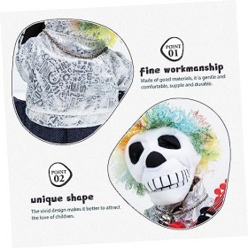 Vaguelly Jouet en Peluche Délicat Jouets De Noël Animés Ornements en Peluche dhalloween Jouet Animal Électronique Drôle De J