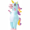 SHMIZZ Déguisement Gonflable Licorne, Costume Gonflable Magic Licorne Vêtements Gonflables Deguisement Adulte Fancy Dress Cos