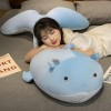 EacTEL Mignon Géant Requin Chat Peluche Coussin Caricature Cochon Chien Peluche Oreiller pour Enfants Requin Peluche Jouet Ca