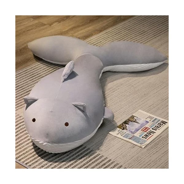 EacTEL Mignon Géant Requin Chat Peluche Coussin Caricature Cochon Chien Peluche Oreiller pour Enfants Requin Peluche Jouet Ca