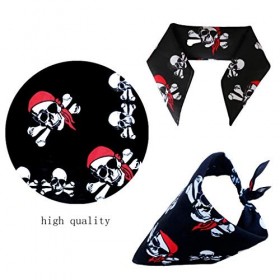 24 Pcs Accessoires Pirate Set Patch De Oeil De Enfants Bandana Pirate Foulard Auto-Adhésif Barbe Fausse Moustache pour Le Car