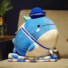 LfrAnk Baleine Ronde Jouet en Peluche Kawaii Ocean Doll Baleine en Peluche avec Couverture Tapis Fille Enfants Cadeau De Noël