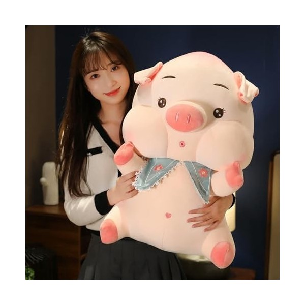 LfrAnk Mignon Petit Cochon Peluche Animal Oreiller Mignon Cochon Jouet Belle poupée Cadeau d’Anniversaire pour Les Enfants 55