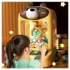 ARTSIM Machine à Pince Fête Foraine ， Machine à Pinces pour Enfants avec Lumières Et Musique,30 Peluches Et 10 Gashapons ， Fi