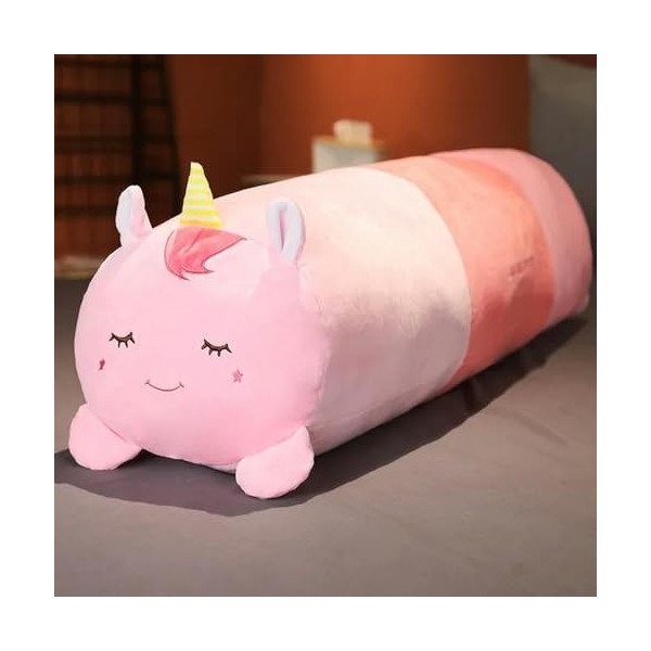 NOpinz Cylindrique Lion Dinosaure Peluche Oreiller de Couchage Jouet en Peluche Dessin animé Animal poupée Enfants Anniversai