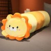 NOpinz Cylindrique Lion Dinosaure Peluche Oreiller de Couchage Jouet en Peluche Dessin animé Animal poupée Enfants Anniversai