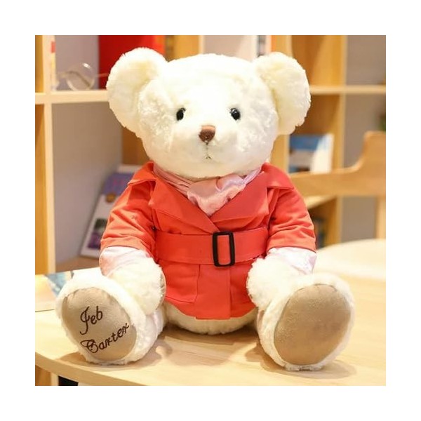 NOpinz Mignon Trench-Coat Ours en Peluche Animal en Peluche Jouet Enfants poupée Mignonne Classique Anniversaire Cadeau de No