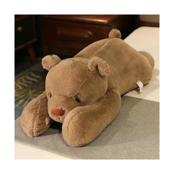 EacTEL Ours en Peluche Animal Peluche Mignon câlin Ours Polaire Oreiller en Peluche Jouet Kawaii Cadeau d’Anniversaire Enfant