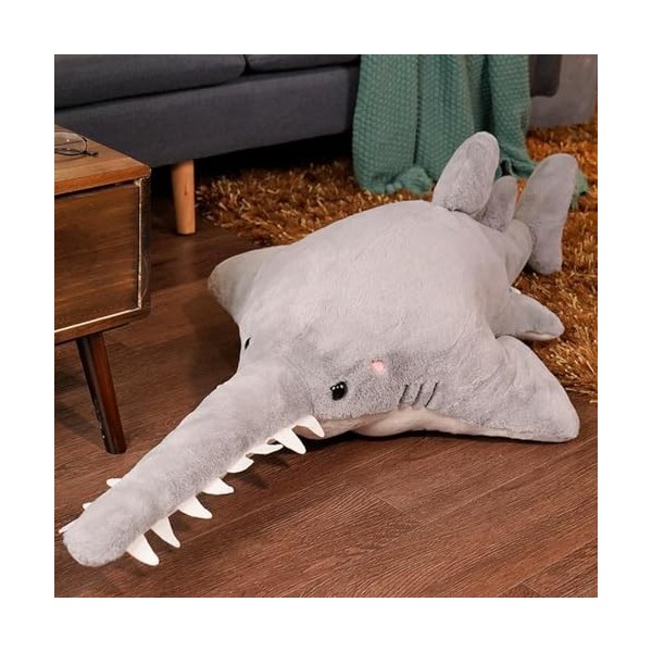 SaruEL Requin Oreiller Baleine Bleue Poupée Grand Oreiller Canapé Coussin Enfants Jouets Cadeau D’Anniversaire Cadeau de Noël