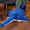 SaruEL Requin Oreiller Baleine Bleue Poupée Grand Oreiller Canapé Coussin Enfants Jouets Cadeau D’Anniversaire Cadeau de Noël