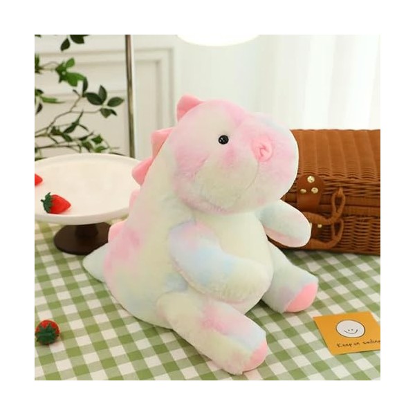 PaMut Mignon Dinosaure coloré Peluche Jouet Animal Oreiller Dessin animé tyrannosaure Peluche poupée Enfants garçon Cadeau 60