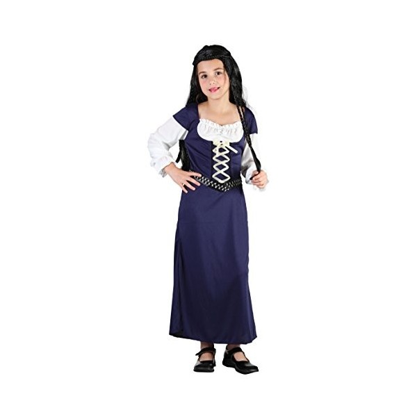 Bristol Novelty- Costume de Lady Marion, Taille L, CC906, Blanc, Grand