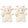 TOYANDONA 4 Pièces Petite Peluche en Laine Poupée en Peluche Coussin Mouton Chambre Peluche Pépinière Coussin en Forme De Mou