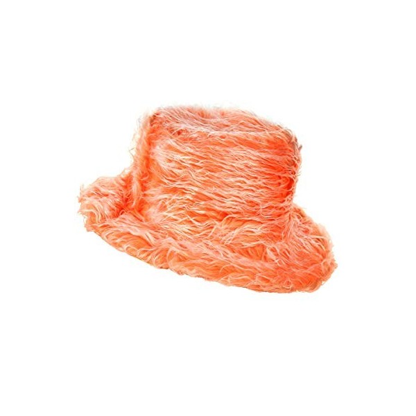 Generique - Chapeau Peluche Orange Adulte