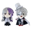 Lzrong Lot de 3 coussins en peluche Bungo Stray Dogs - Poupée Dazai Osamu Sigma et Gogol Plush - Personnages de personnages d