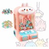 ARTSIM Machine a Pince ， Sweets Machine for Home avec Lumières Et Musique,30 Peluches Et 10 Gashapons ， Machine Fete Foraine 