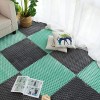 Carreaux De Moquette Carrés à Emboîtement, Tapis De Sol en Mousse De Puzzle en Peluche, Carreaux De Sol De Tapis De Jeu De Pu